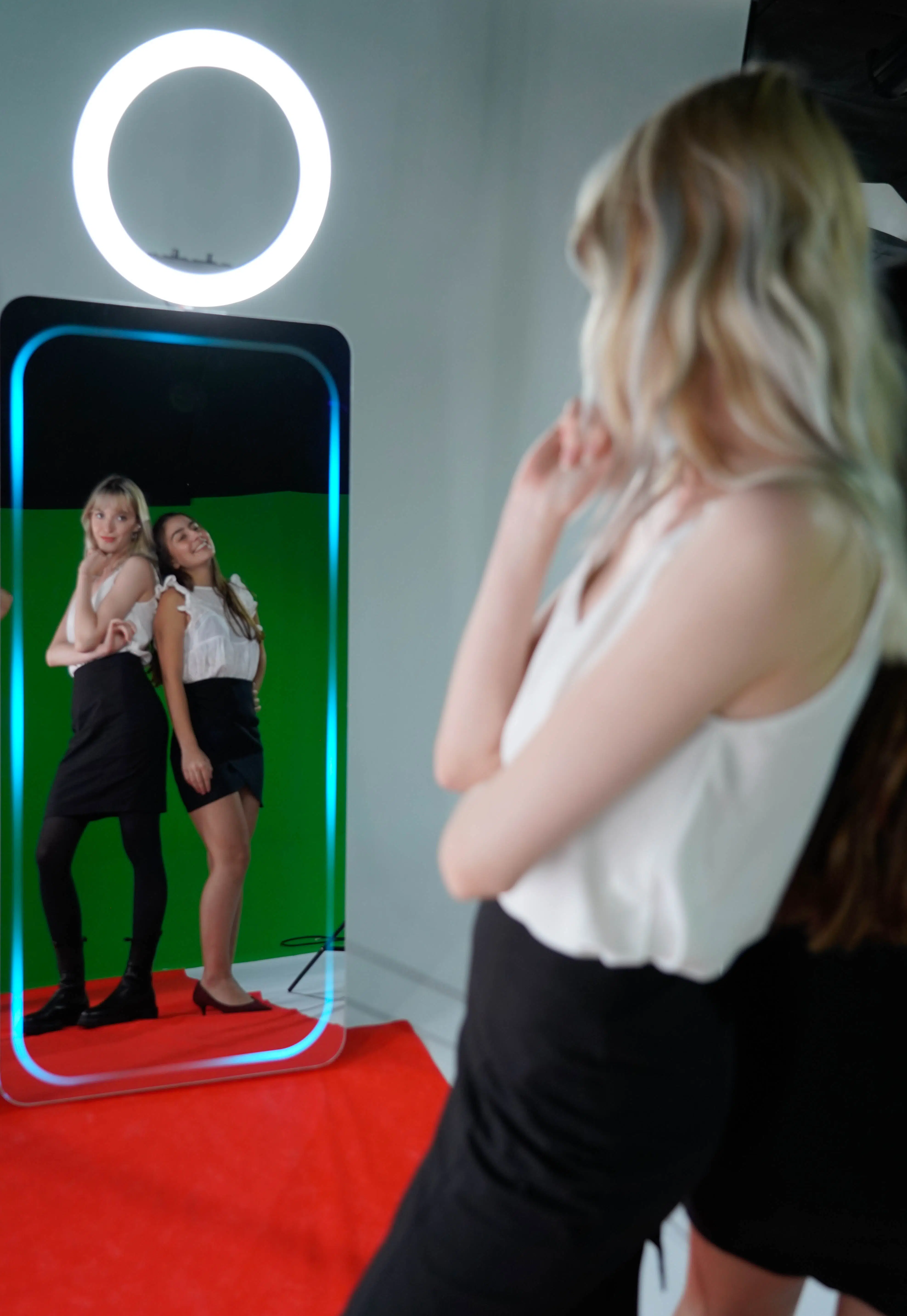 Selfie box photo miroir