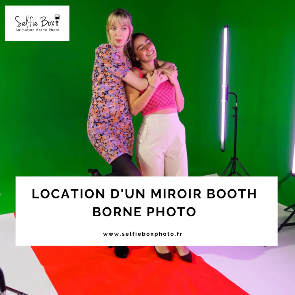 Location d'un miroir booth borne photo