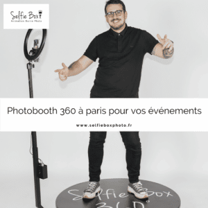 photobooth 360 à paris pour vos événements