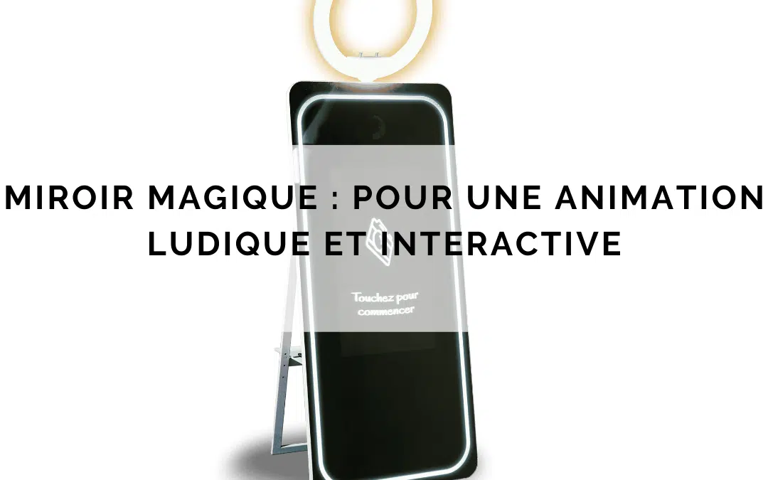 Miroir Magique : Pour une Animation Ludique et Interactive