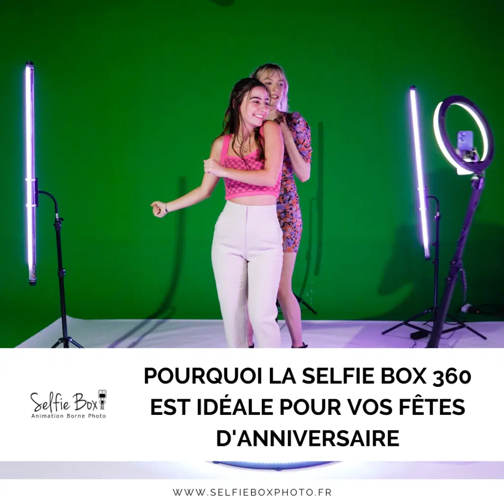 Pourquoi la Selfie Box 360 est idéale pour vos fêtes d'anniversaire ?