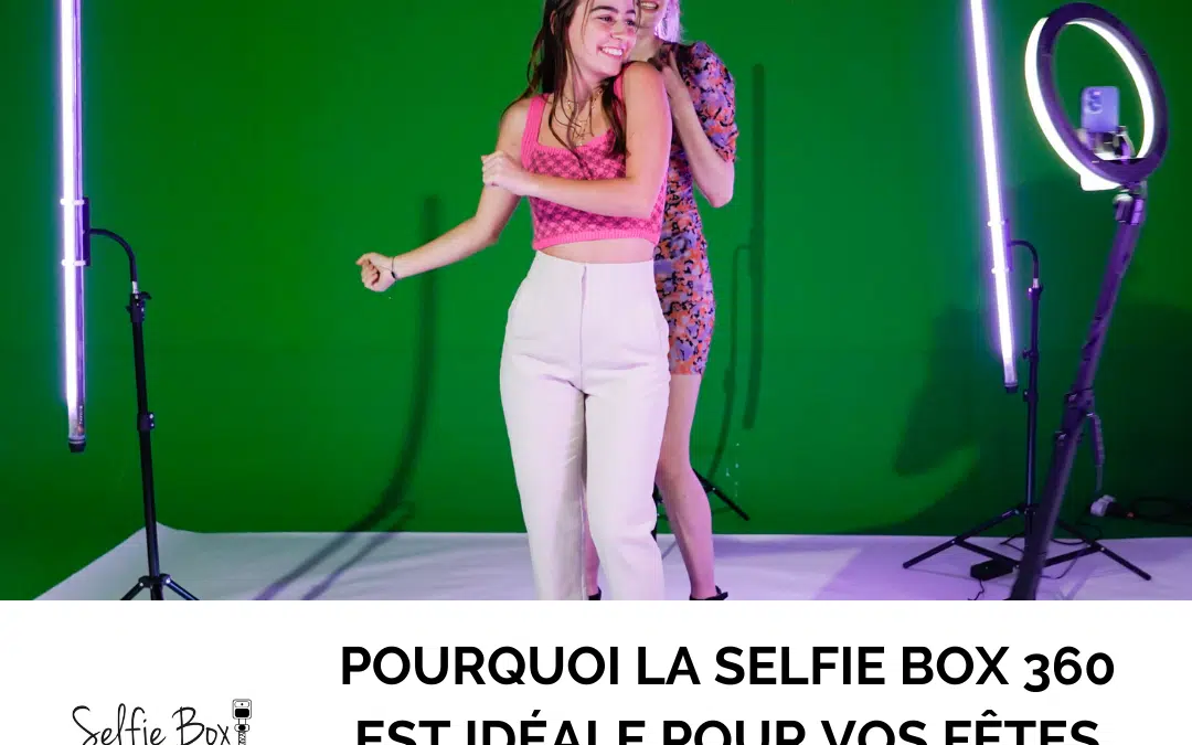 Pourquoi la Selfie Box 360 est idéale pour vos fêtes d’anniversaire ?