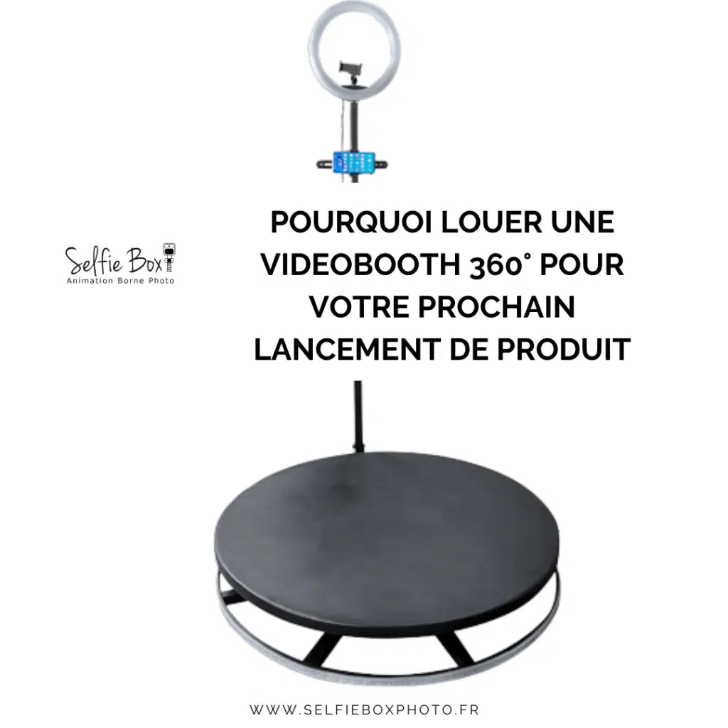 Pourquoi louer une videobooth 360° pour votre prochain lancement de produit ?