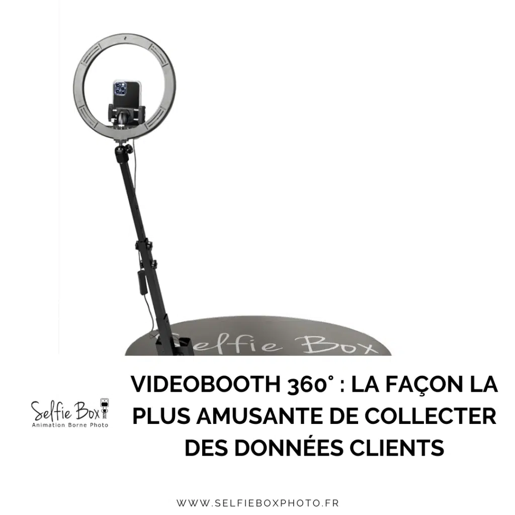 Videobooth 360° : La façon la plus amusante de collecter des données clients