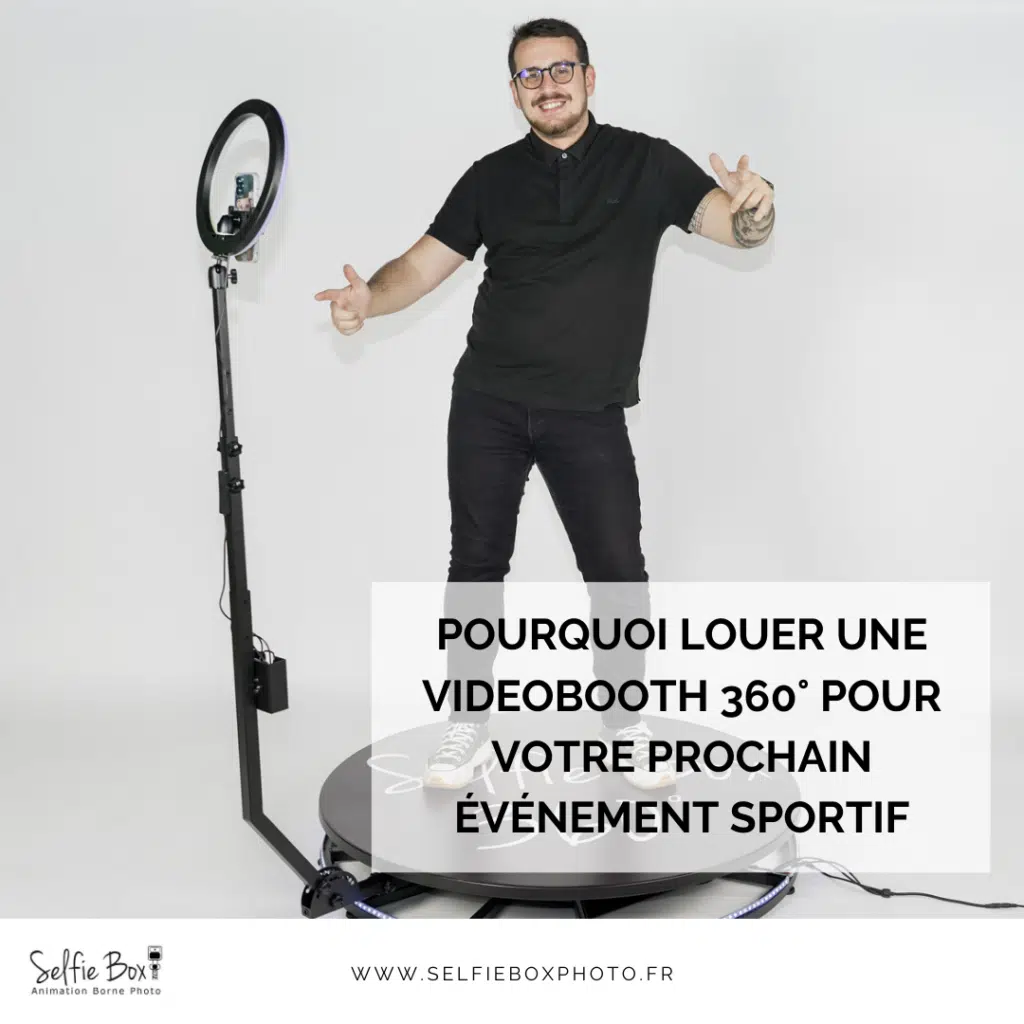 Pourquoi louer une videobooth 360° pour votre prochain événement sportif ?