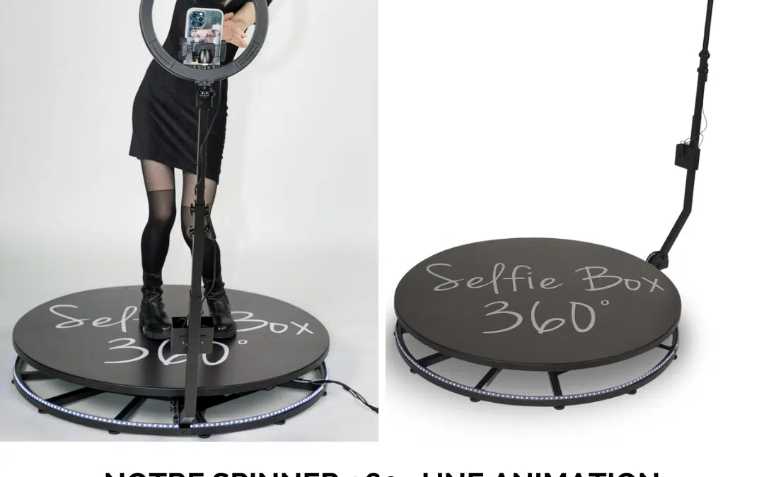 Notre spinner 360 : une animation originale et interactive pour votre mariage