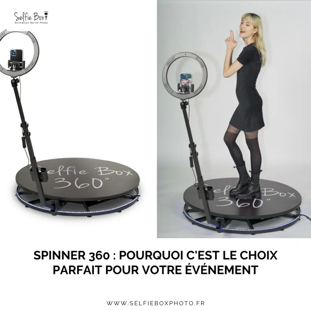 Spinner 360 : Pourquoi c'est le choix parfait pour votre événement ?