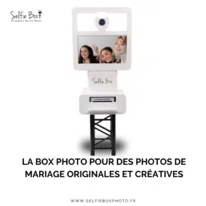 La box photo pour des photos de mariage originales et créatives