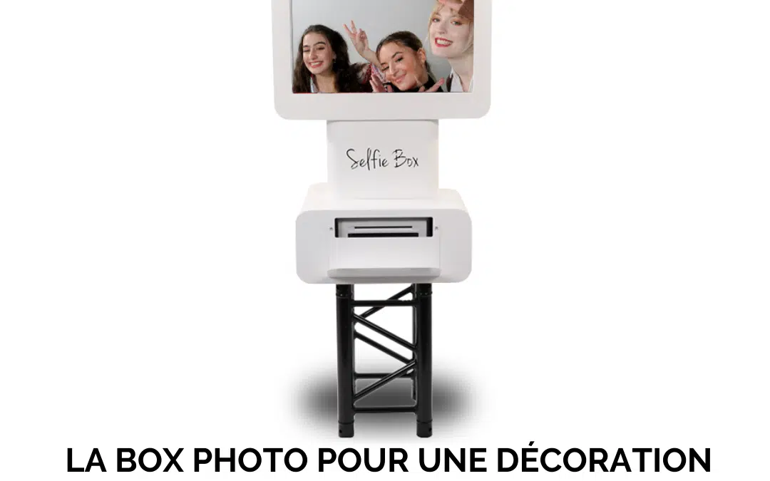 La box photo pour une décoration originale et tendance à votre mariage